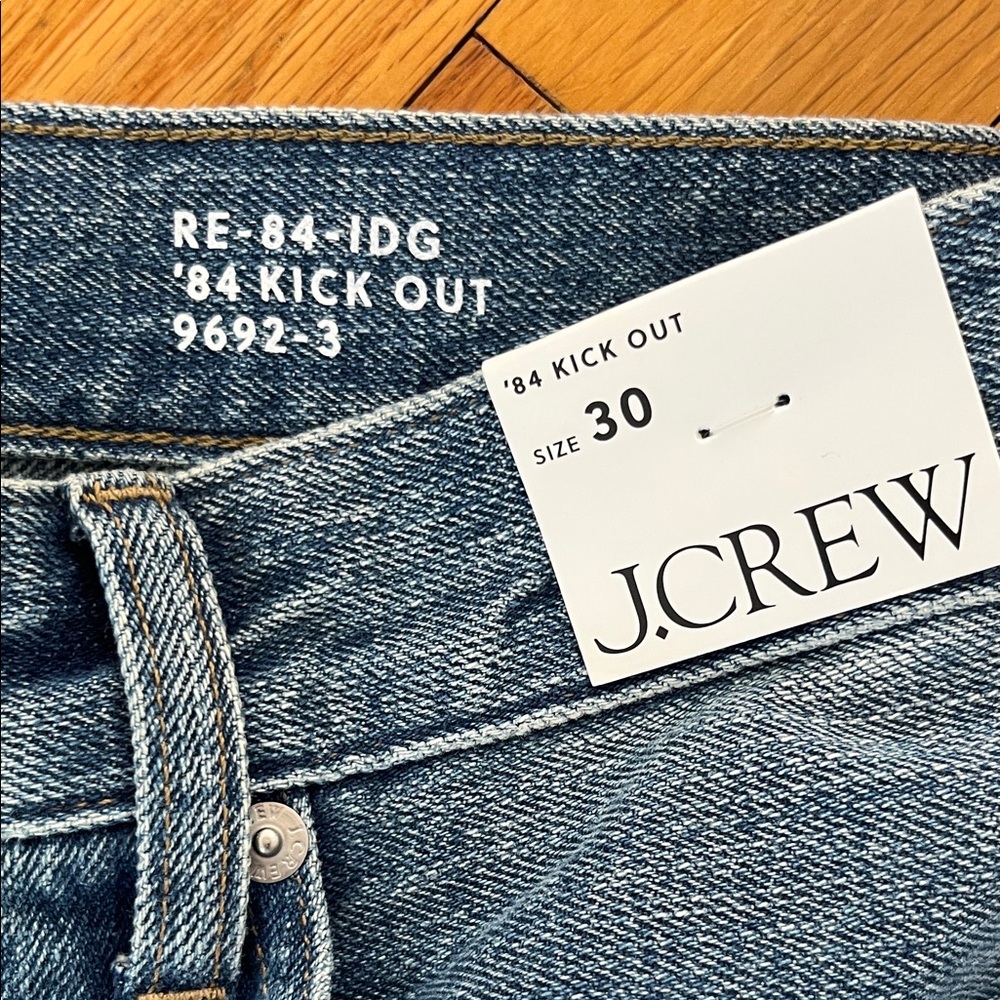 J. Crew ‘84 Kick Out Jeans NWT 30 - Picture 3 of 6